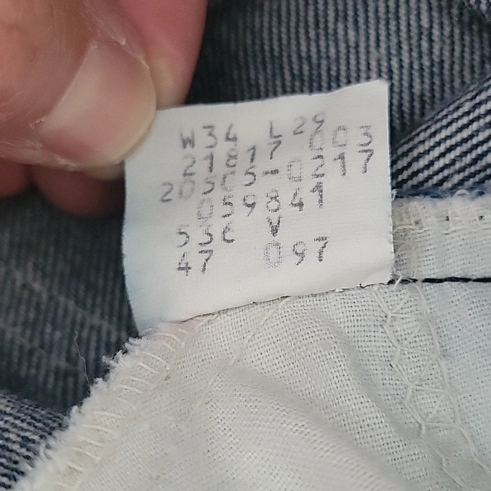 Vintage Levi's 1997 Made In USA 505 Orange Tag Denim Jeans
